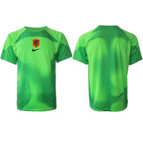 Netherlands Goalkeeper Replica Home Stadium Shirt World Cup 2022 Short Sleeve
